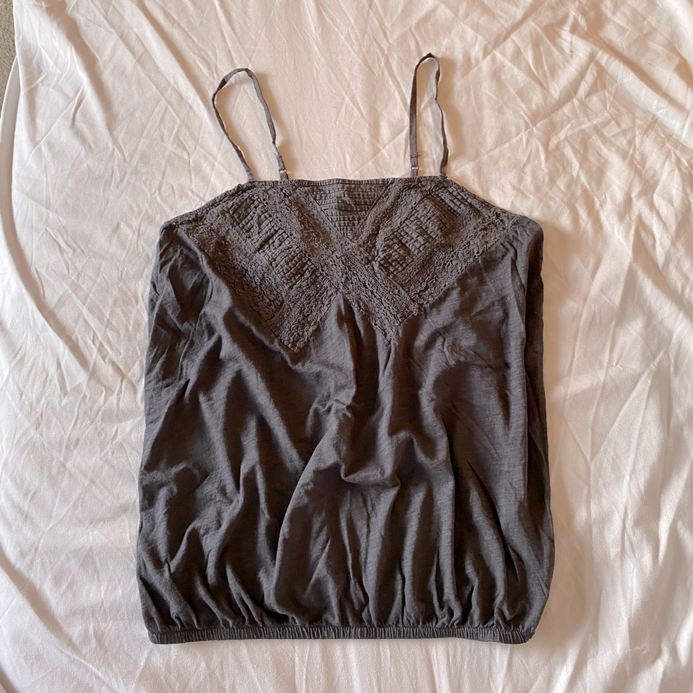 American Eagle Grey Blouse